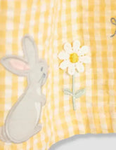Pure Cotton Bunny Appliqué Dress (3 Mths-16 Yrs)  Adomoo